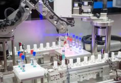 Automated process in laboratory.